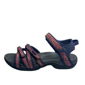 Womens Teva Tirra Sandals Strappy Open Toe Blue Red Slingback Sport Hiking 8